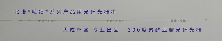 北諾300攝氏度毛細無縫鋼管光纖光柵傳感器（01型）FBG串式結構