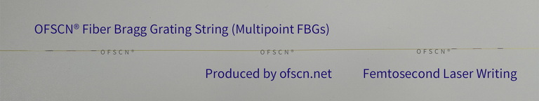 OFSCN?超低溫光纖光柵溫度傳感器所用光纖光柵串示例