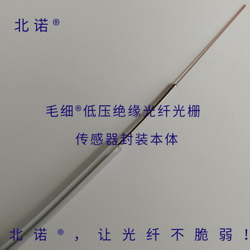 北諾?毛細(xì)?無(wú)縫鋼管低電壓絕緣光纖光柵溫度傳感器主體結(jié)構(gòu)實(shí)物圖